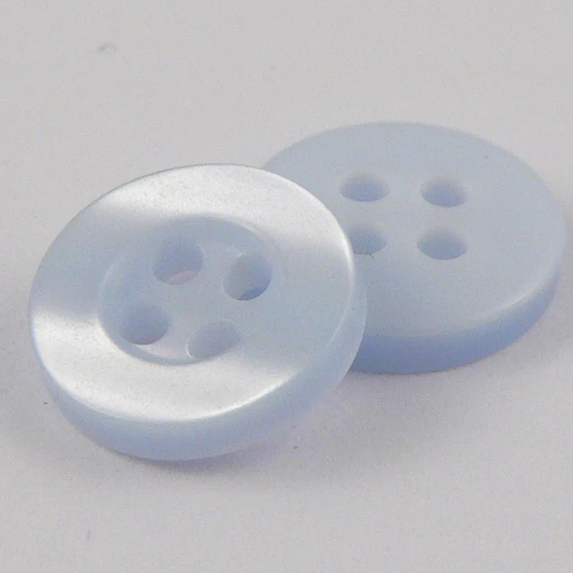 Pearl Baby Blue  Shirt Button