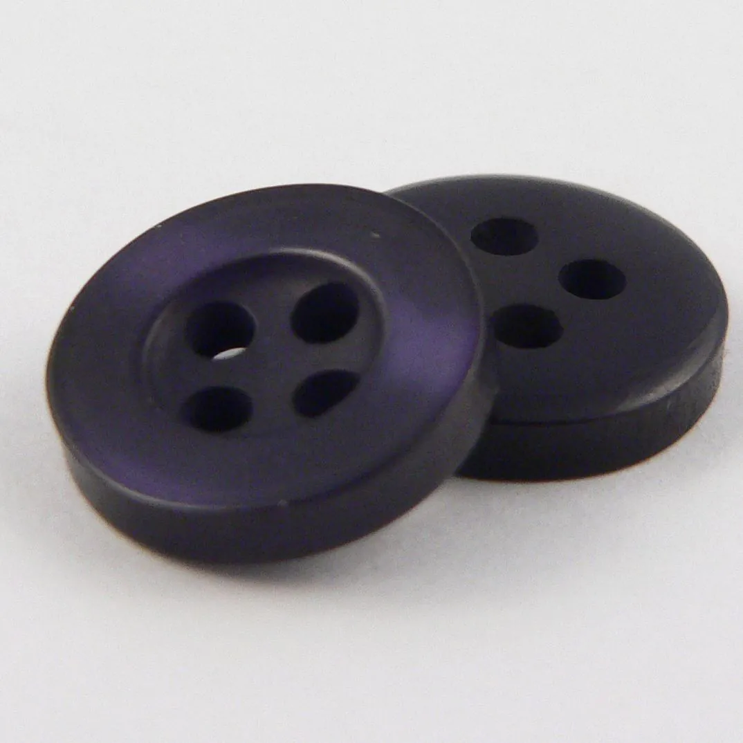 Pearl Navy Blue Shirt Button
