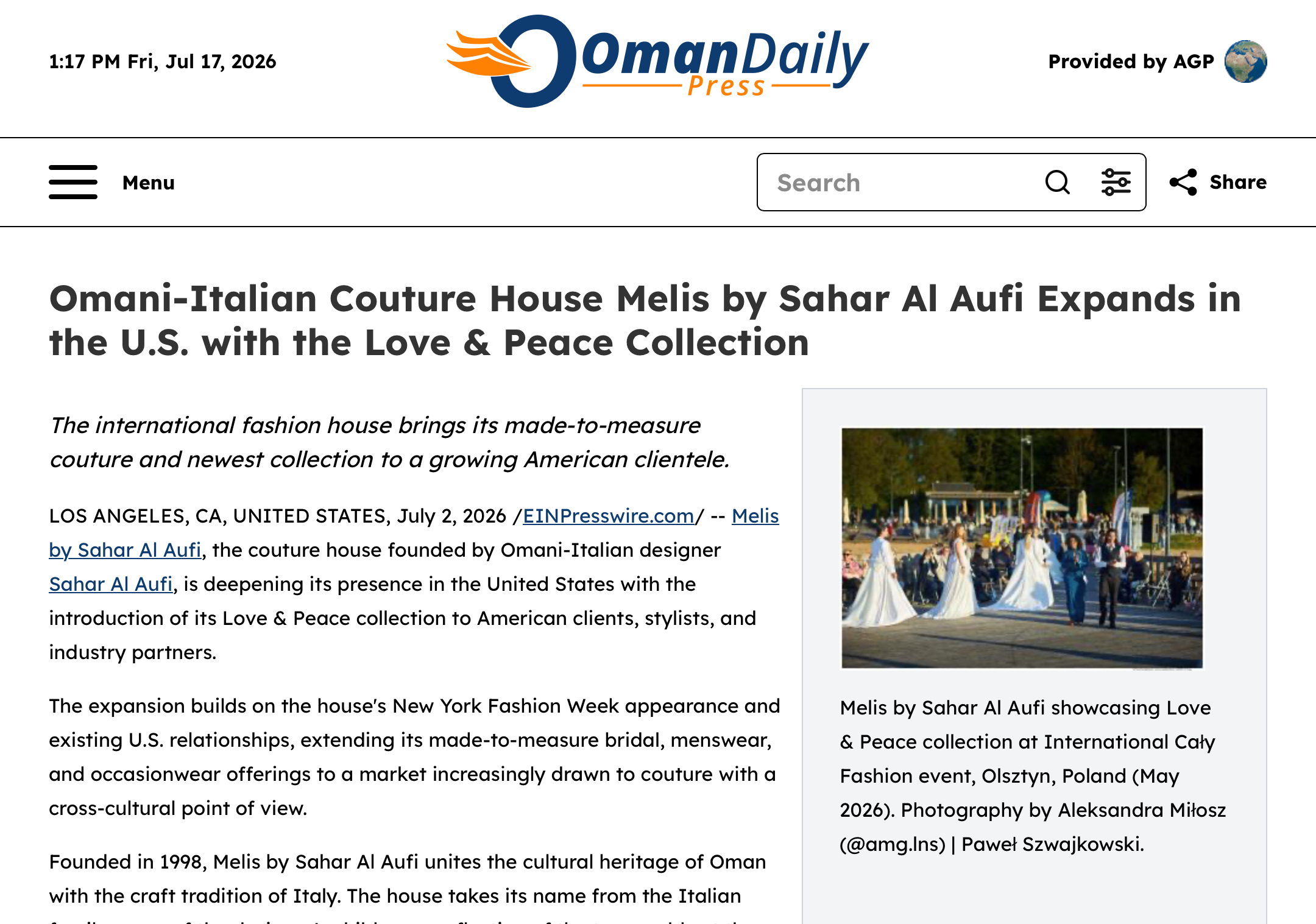 OMAN DAILY PRESS