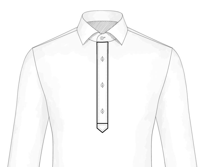 Popover placket