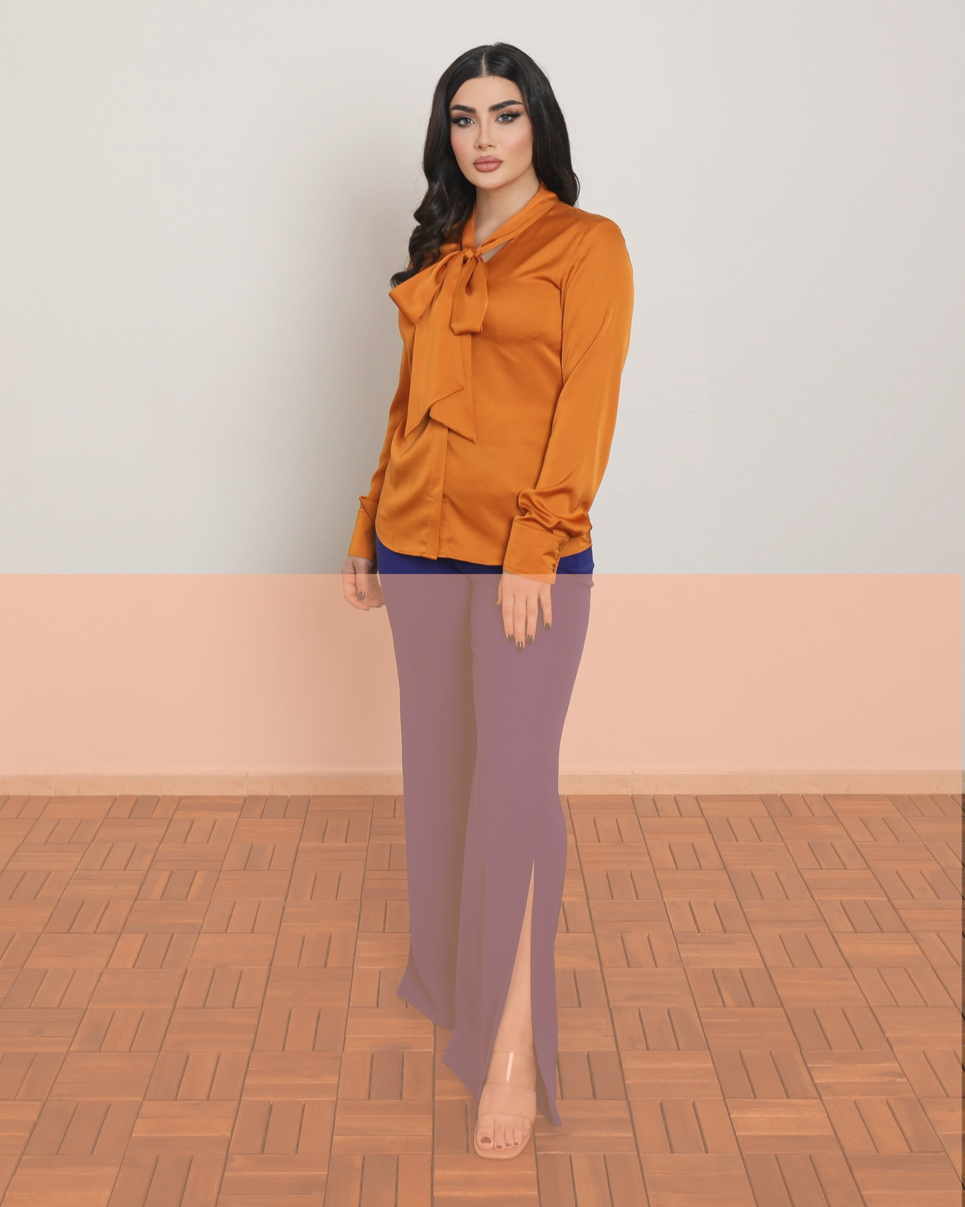 GOLDEN BOW BLOUSE