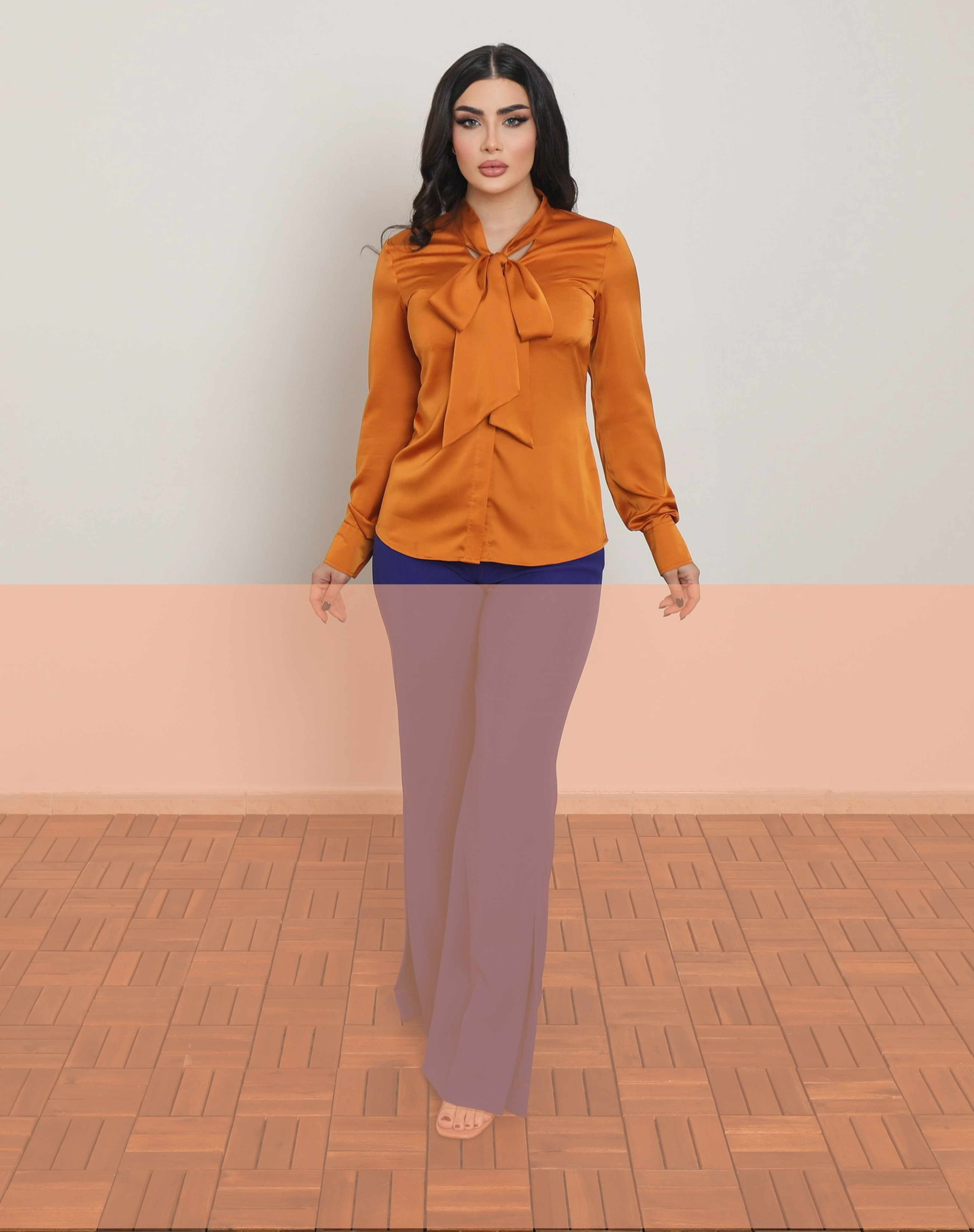 GOLDEN BOW BLOUSE